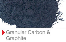 Granular carbon and graphite